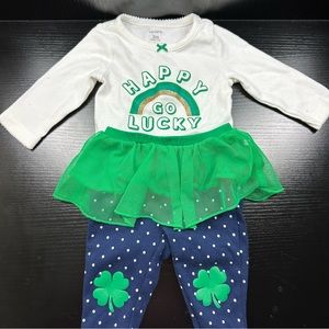 CARTERS St. Patrick’s day matching set